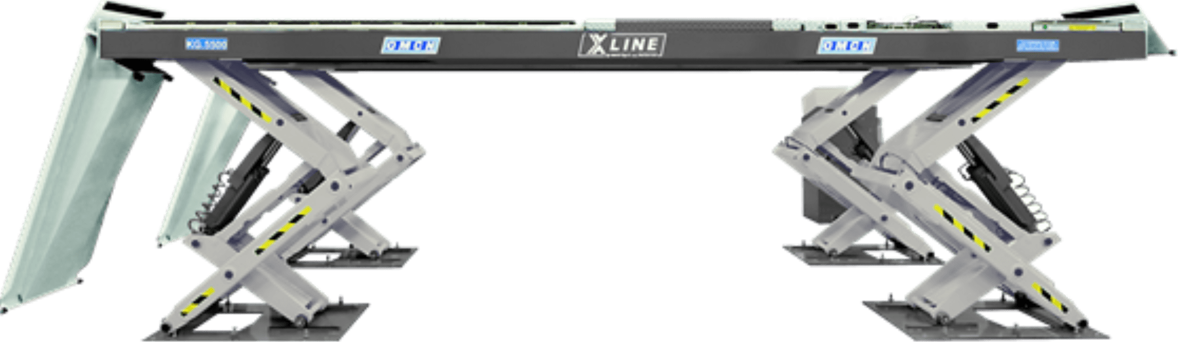 Schaarbrug met rijbaan OMCN X-line